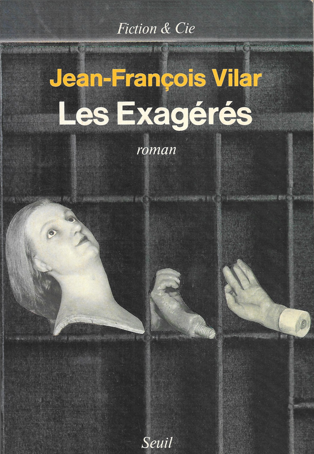 Jean-Fran&ccedil;ois Vilar, les Exag&eacute;r&eacute;s, 1989, couverture